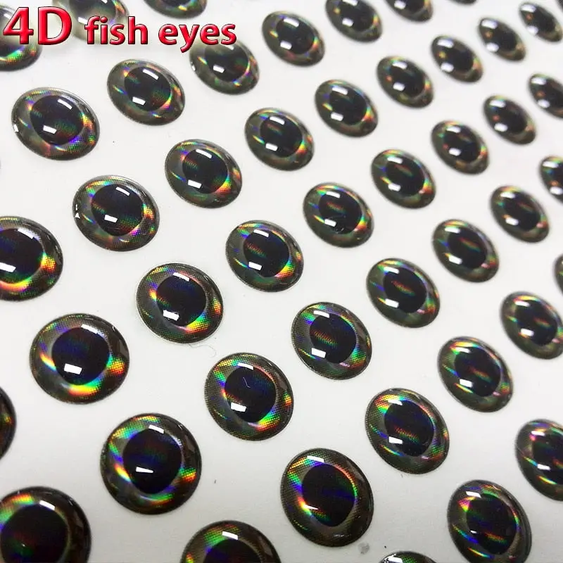 10,000-Piece Lot Of 4Mm 3D Fishing Lure Eyes – Bulk Silver-Tone Replacement Eyes With Free Shipping 1