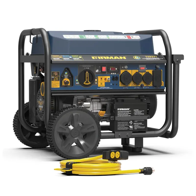 11600W Tri-Fuel Portable Generator – 9300W Rated, Electric Start, 120/240V, Includes Power Cord 1