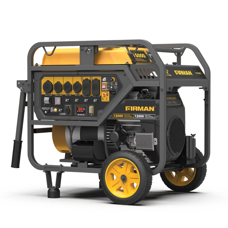 15000W Electric-Start Gas Generator – Heavy-Duty, Dual-Voltage (120/240V), Co Protection 1