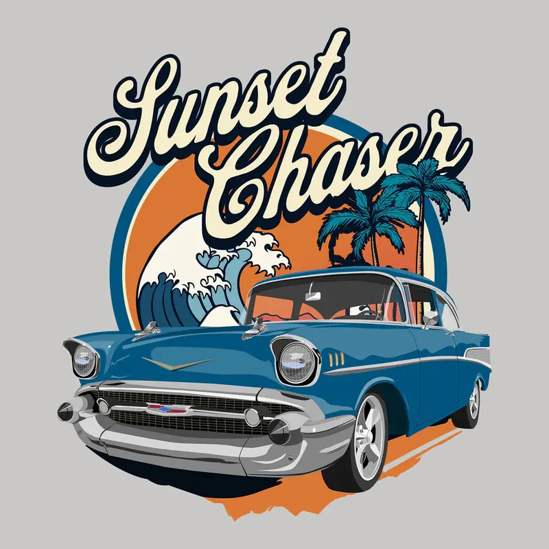 1957 Chevrolet Bel Air Iconic Classic Car T-Shirt 1
