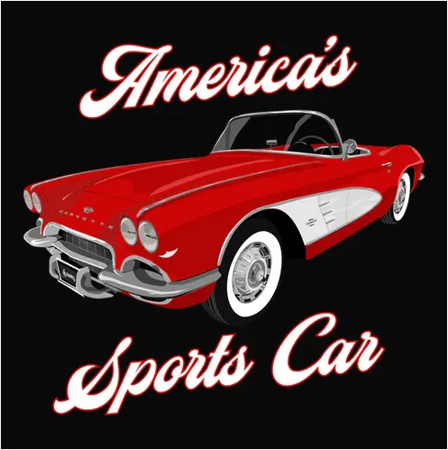 1961 Chevrolet Corvette Retro T-Shirt 1