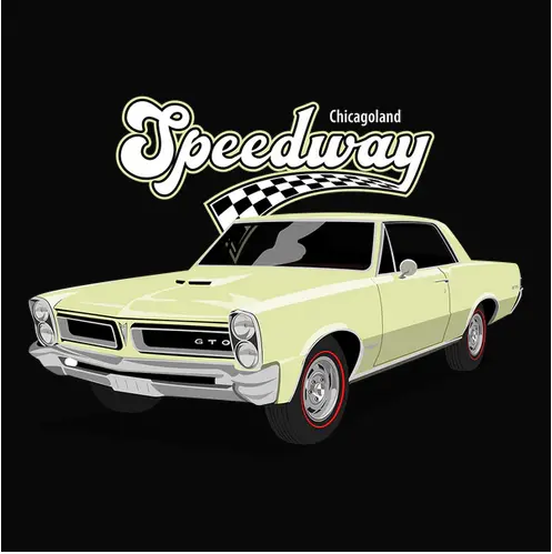 1965 Mayfair Yellow Pontiac Gto Vintage Car T-Shirt 1