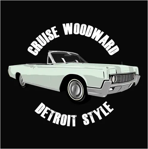 1967 Cameo Green Lincoln Continental Classic Car Tee 1