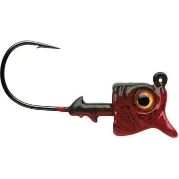 1St Gen Fishing Jaw Dropper Lipped Jig – 1/4 Oz, Molten Craw, 4-Pack 1