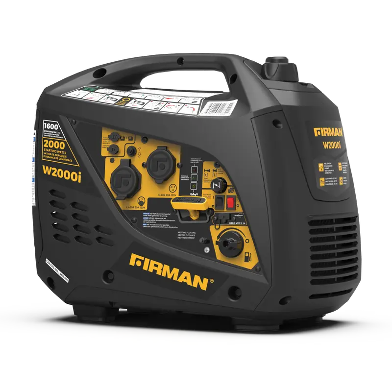 2000W–1600W Peak Inverter Generator With Recoil Start 1