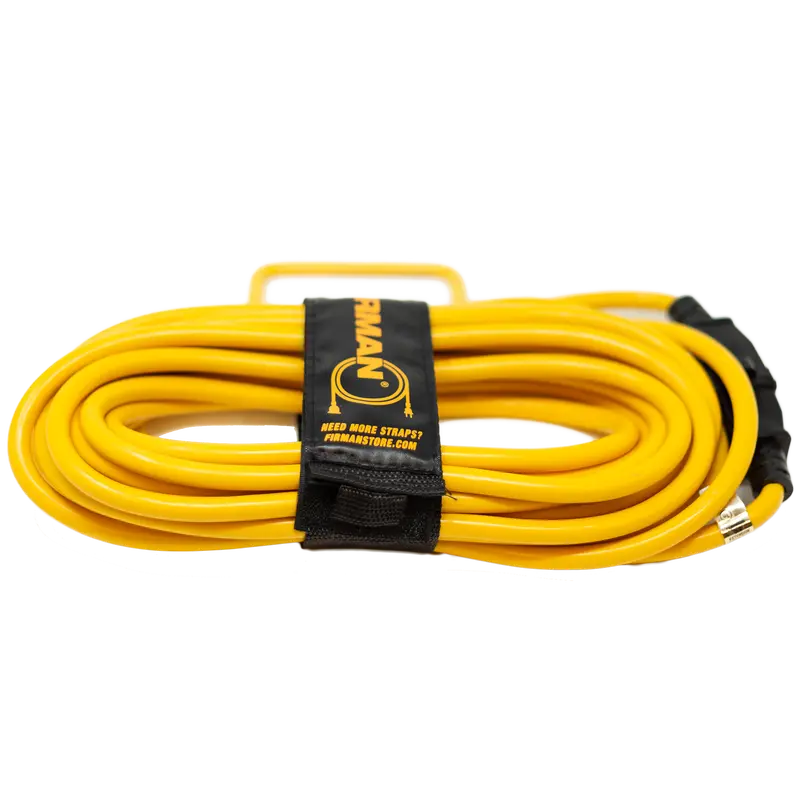 25-Foot Heavy-Duty Generator Power Cord: 5-15P To 5-15R With Storage Strap 1