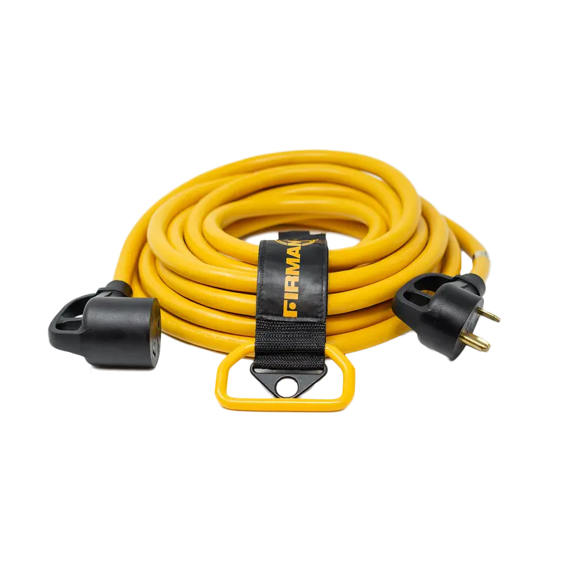 25-Foot Tt-30P To Tt-30R Heavy-Duty Generator Power Cord With Storage Strap 1