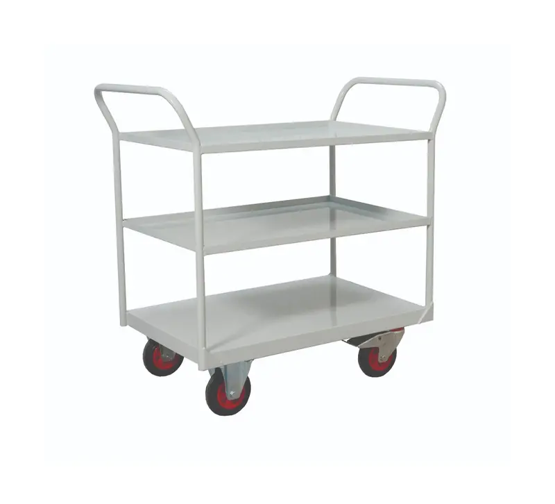 3-Tier Heavy-Duty Welded Steel Shelf Trolley 1