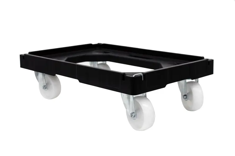 300Kg Linkable & Stackable Container Dolly – Heavy-Duty Transport Trolley 1
