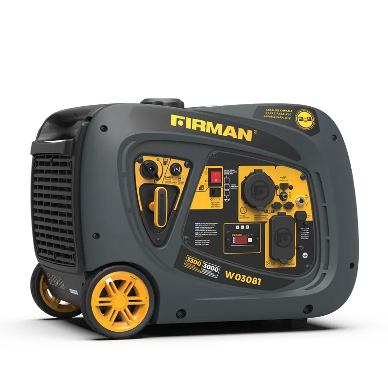 3300W Gas-Powered Inverter Generator With Recoil Ignition 1