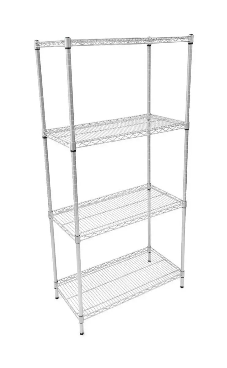 355 Mm Deep Extension Bay For Chrome Wire Cold Room Shelving 1