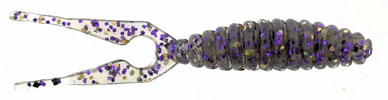 3D Darter Swim Bait: Smoke Purple Color Variant 1