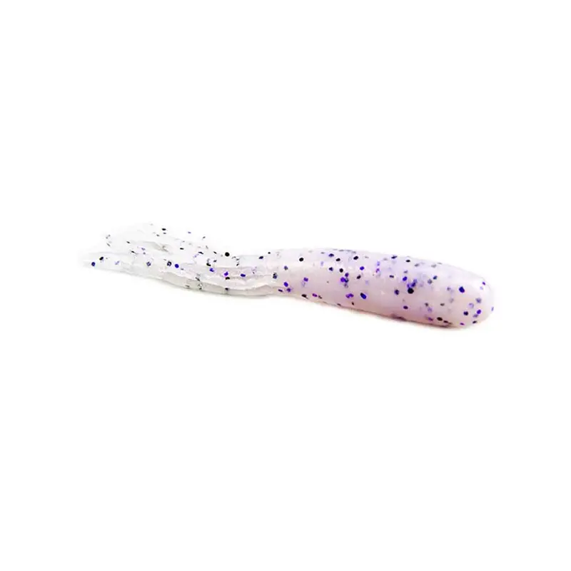4.2" Flippin' Stupid Tube Soft Bait In Shad Back Purple 1