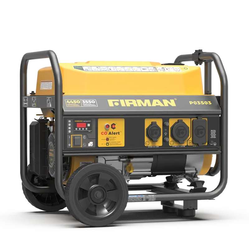 4450W Recoil-Start Gas Generator – 120V Output, Compact Design, Co Safety Sensor 1