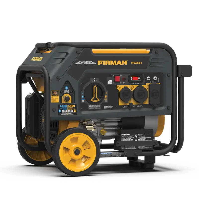 4550W Dual-Fuel Portable Generator With Electric Start And 120V Output 1