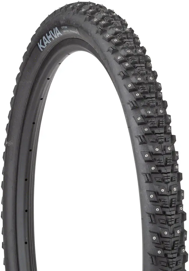 45Nrth Kahva 27.5X2.1 Studded Clincher Tire – Wire Bead, Black, 33 Tpi, 240 Carbide Studs 1