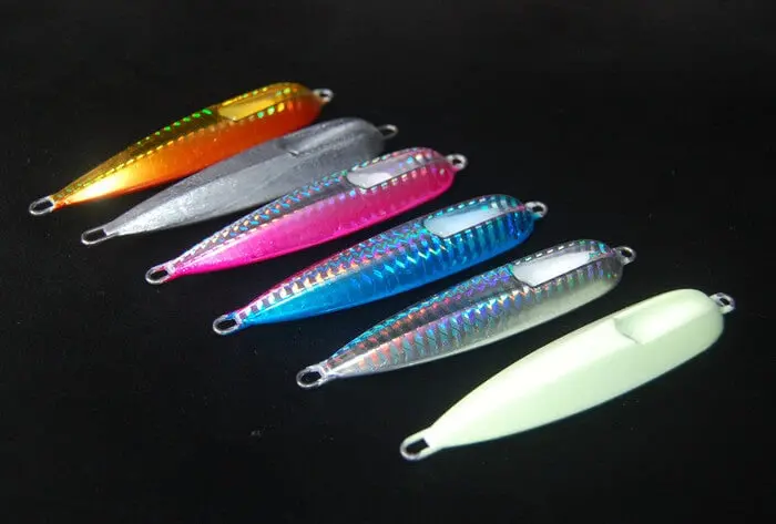 6-Piece 200G Micro Jig Set – Squid-Assist Skirted Lures For Deep-Sea Jigging, Snapper & Kingfish Targeting 1