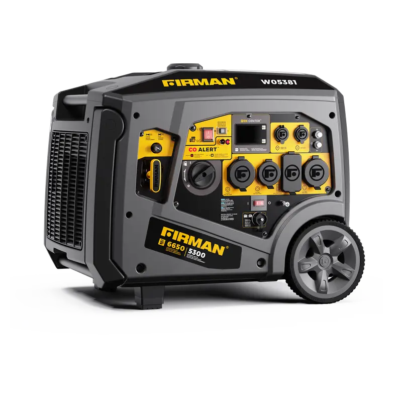 6650W Gas Inverter Generator – Dual-Voltage (120/240V), 5300W Continuous, Co Protection 1