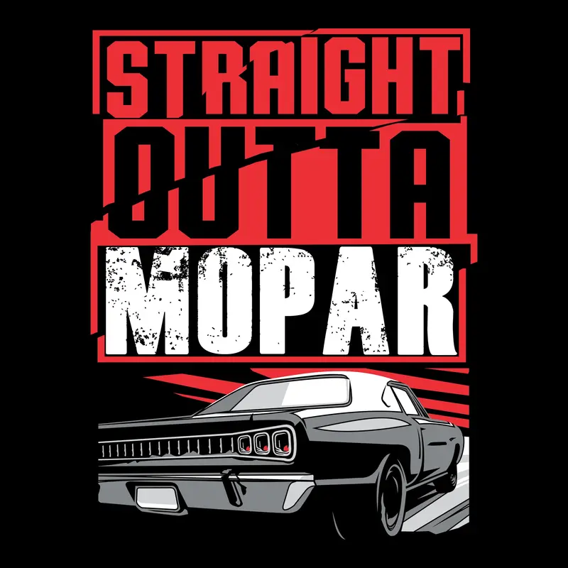 '68 Dodge Coronet Mopar Enthusiast T-Shirt 1