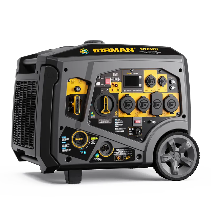 6850W Tri-Fuel Inverter Generator – Portable, Electric Start, Co Safety Alert 1
