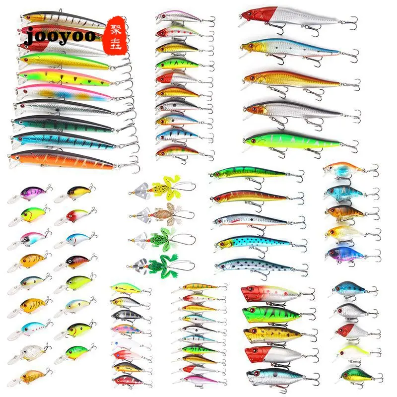 86-Piece Premium Lure Assortment – 11 Styles Including Minnows, Cranks, Vibs, And Poppers In 86 Color Variants 1