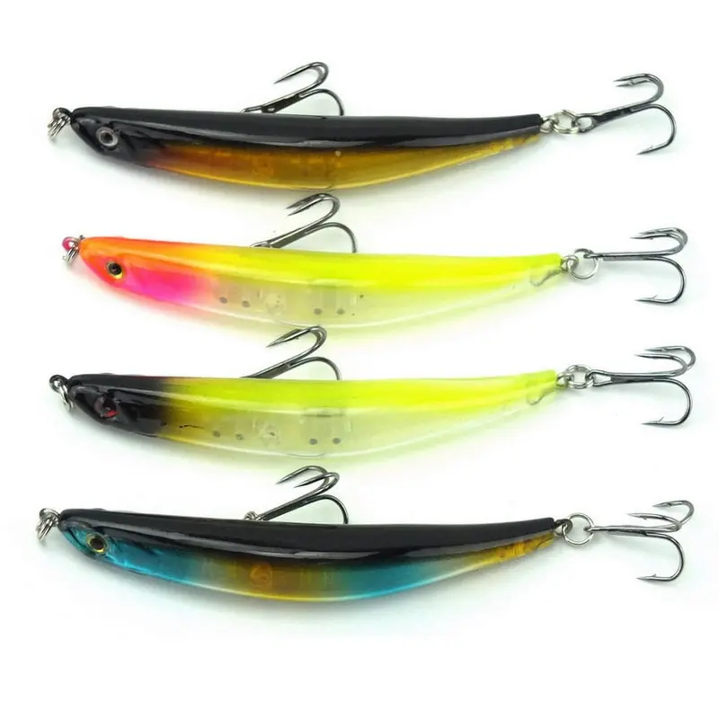 9Cm Bent Minnow Lure – 3D-Eye Hard Plastic Artificial Bait With Realistic Swimming Action (100-Pack) 1