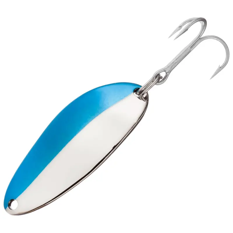 Acme Little Cleo Spoon – 2.125-Inch, 0.67 Oz, Nickel/Neon Blue Finish 1