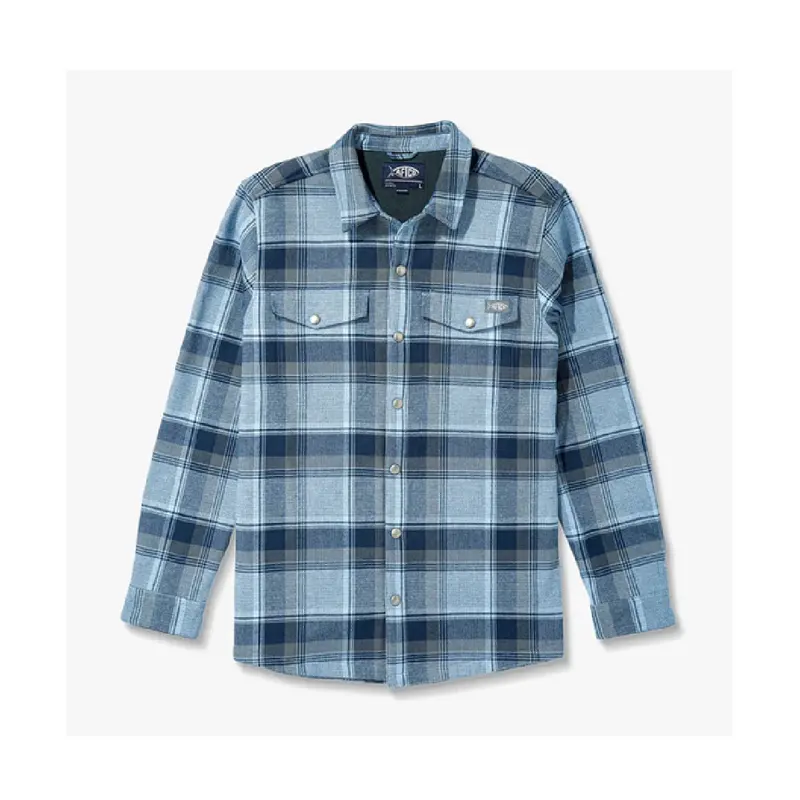 Aftco Stout Shacket Flannel – Dusk-Colored Hybrid Shirt-Jacket 1