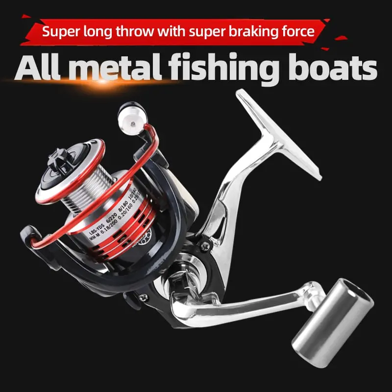 All-Metal High-Capacity Spinning Reel – 13+1Bb, Full-Size Series (1000–7000) For Versatile Angling 1