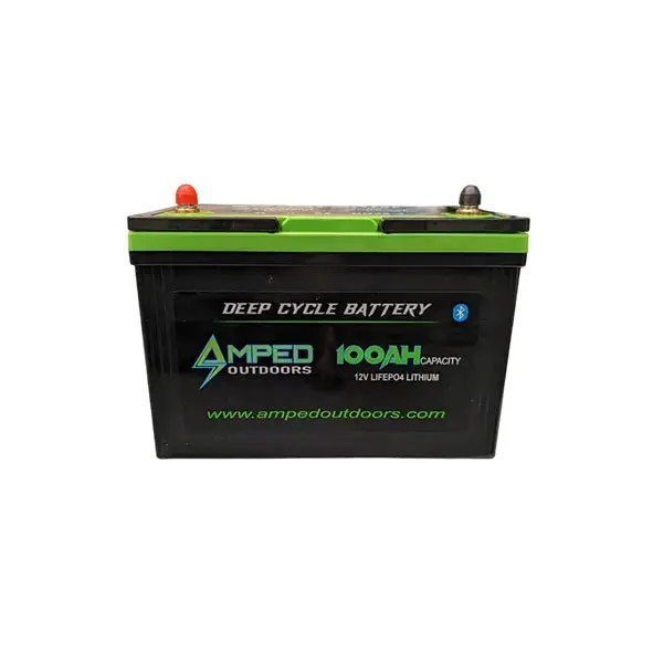 Amped Outdoors 12V 100Ah Lifepo4 Deep Cycle Battery 1
