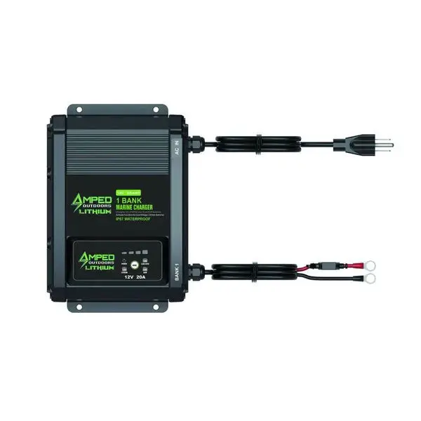 Amped Outdoors 20A Single-Bank 12V Onboard Battery Charger 1