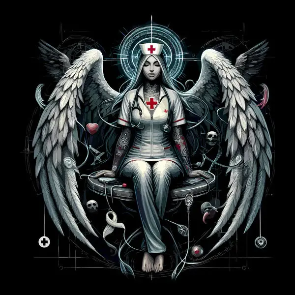 Angel Nurse Healthcare Professional T-Shirt 1