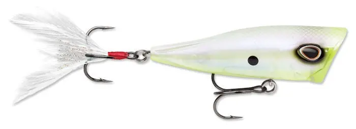 Arashi Cover Pop Ghost Chartreuse Shad Topwater Lure 1