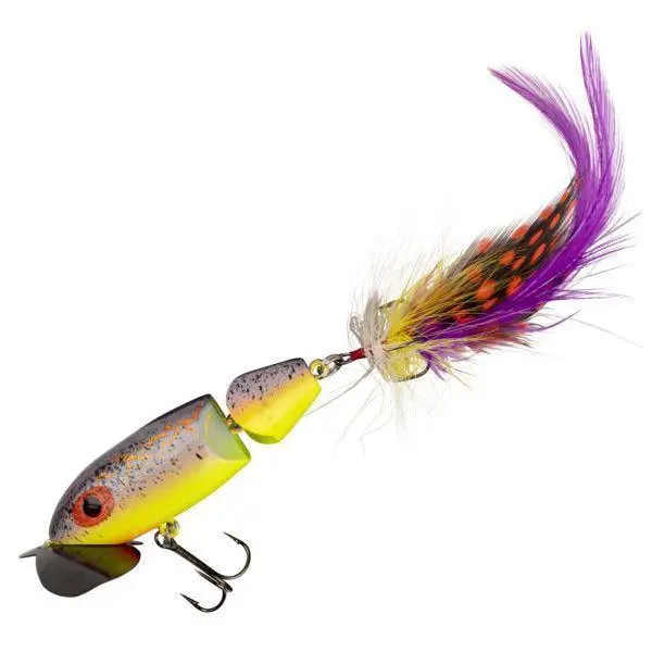 Arbogast Jointed Jitterbug Topwater Lure – 2.0 Model, 2-1/2", 3/8-Ounce, Rattling Jointed Body 1