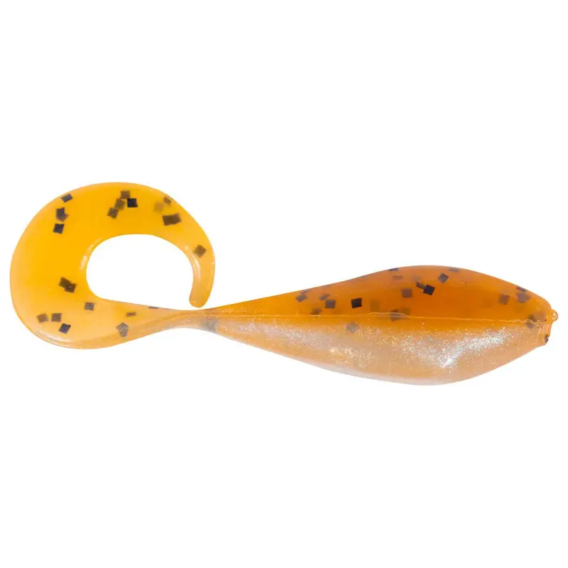 Bass Assassin Curly Shad Swimbait – 2", Pumpkinseed Shad (10-Pack) 1
