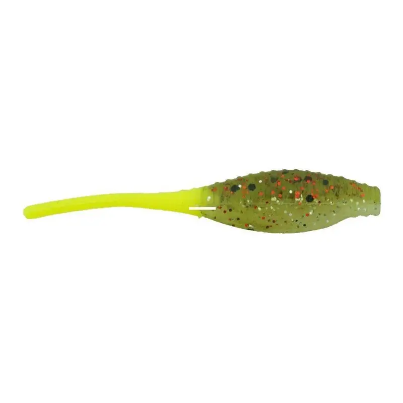 Bass Assassin Tiny Pro Chicken-On-A-Chain Soft Bait – 2", Pack Of 15, Detailed Finishing 1