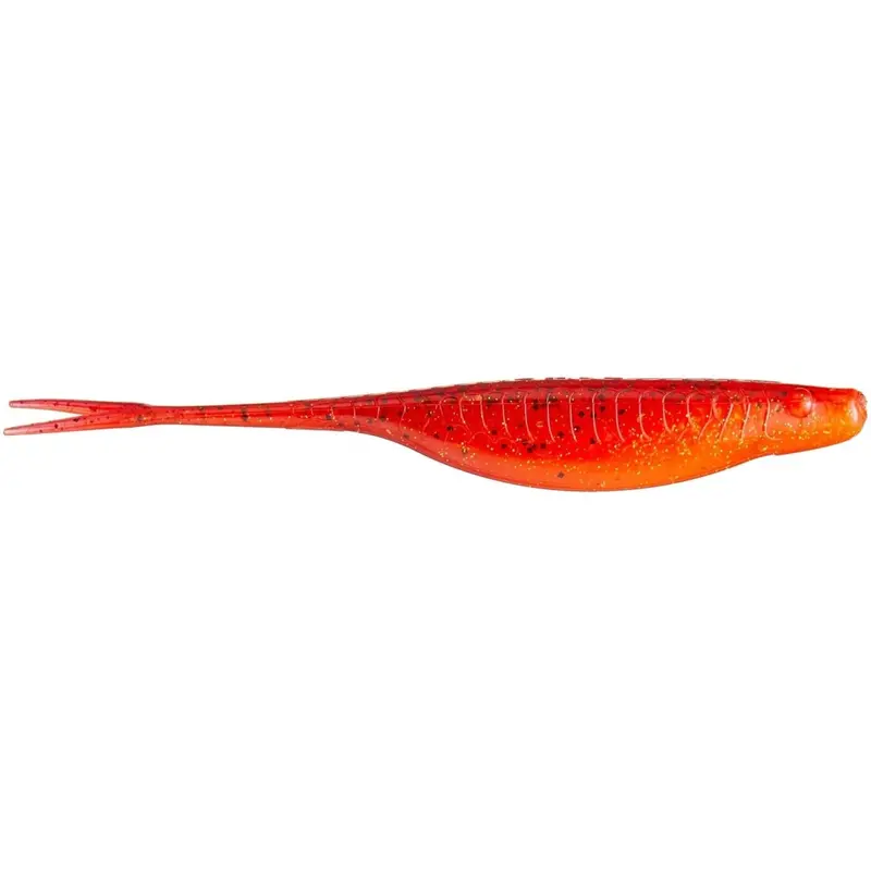 Bass Assassin Vapor Shad Swim Bait – 5-Inch Fire Claw Color (10-Pack) 1
