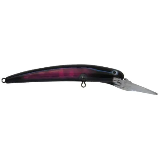 Bay Rat Long Deep Ld Lure – 5.25", Black Mamba Color 1