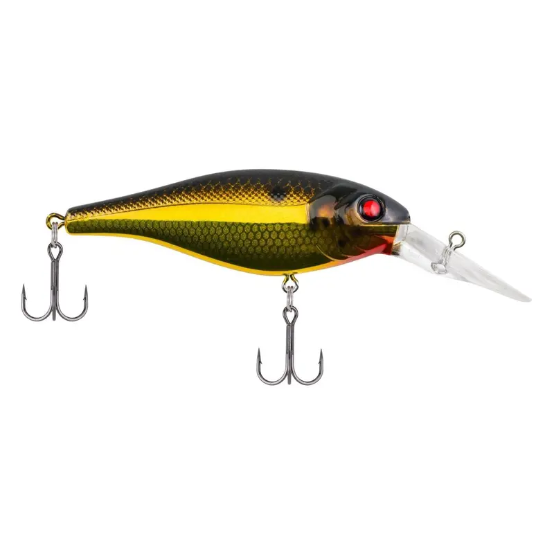 Berkley Bad Shad 5 Crankbait – 2-Inch, 0.25-Ounce Shad-Impression Hard Bait In Black Gold 1
