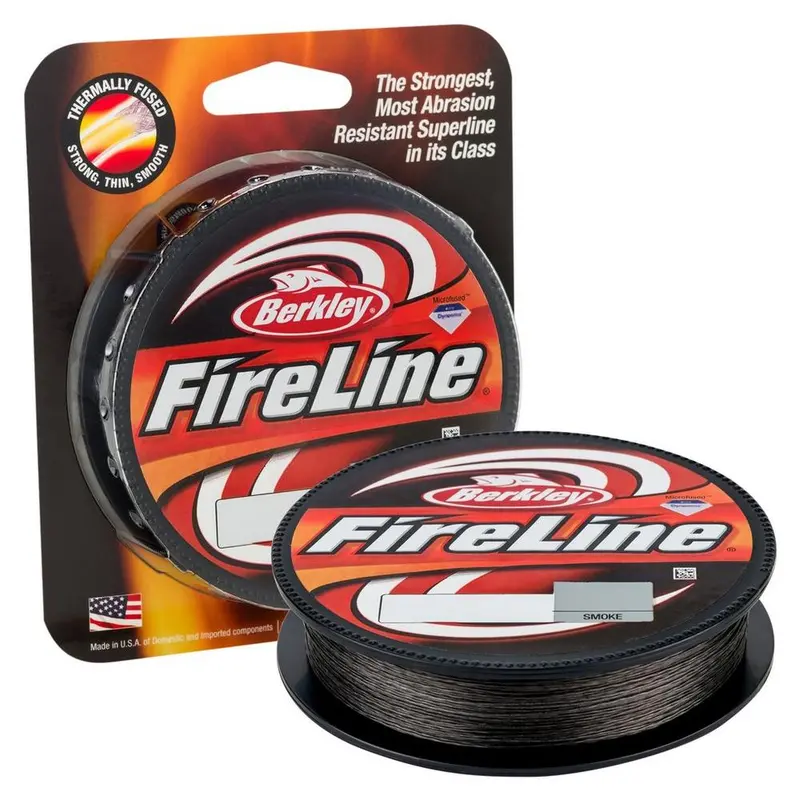 Berkley Fireline Fishing Line – 125-Yard Smoke-Colored Superline 1