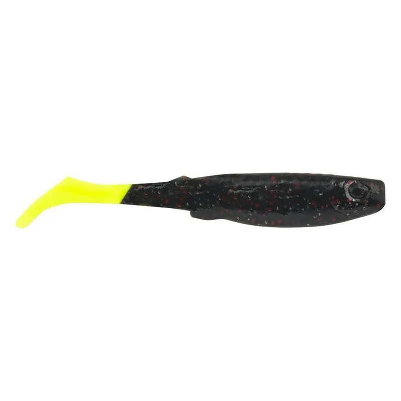 Berkley Gulp! Alive! Half-Pint Paddleshad – 3-Inch Morning Glory Chartreuse Soft Bait 1