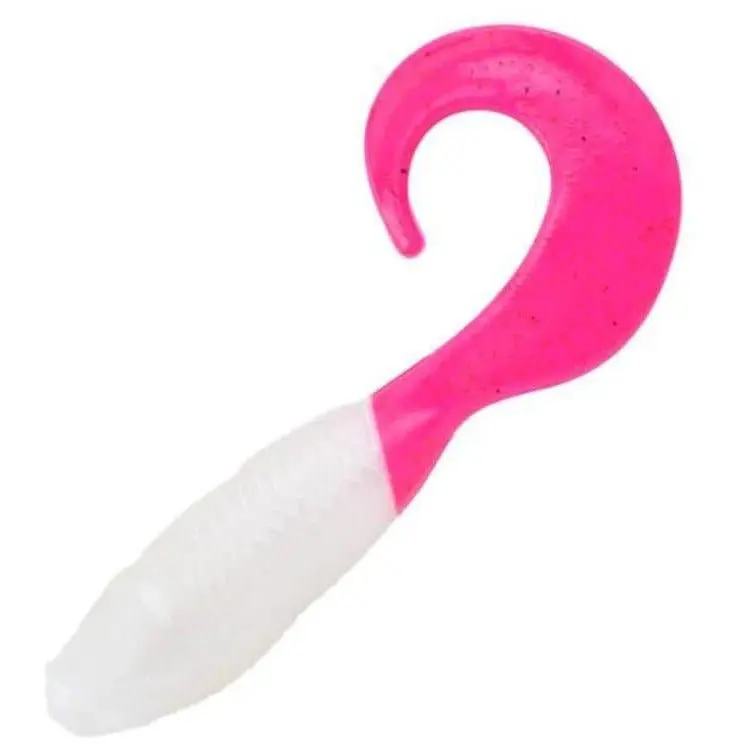 Berkley Gulp! Alive Swimming Mullet – 5-Inch Pearl White/Pink, Half-Pint Container 1