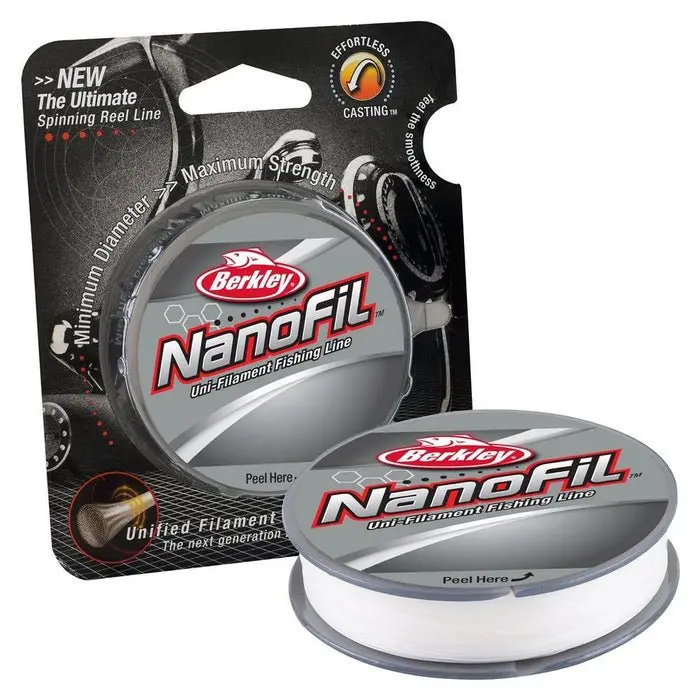 Berkley Nanofil Ultra-Thin Fishing Line – 150 Yards, Clear Mist, 1 Lb Test 1