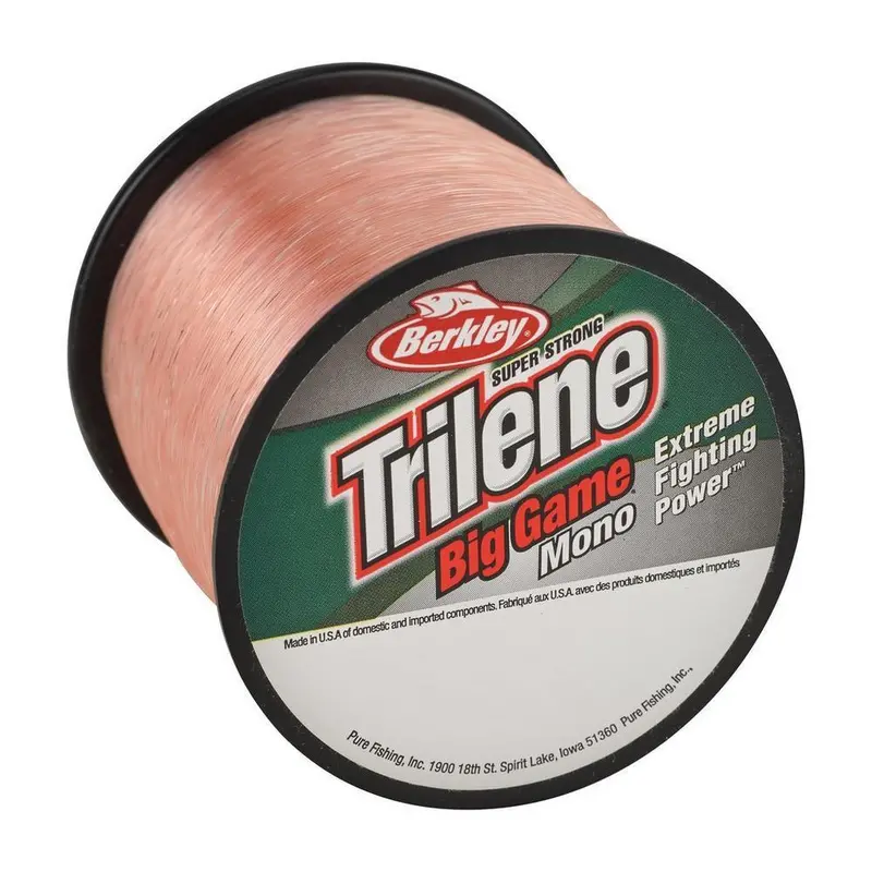 Berkley Trilene Big Game Monofilament – 10Lb Test, 1500-Yard Quarter Spool, Pink Coral 1