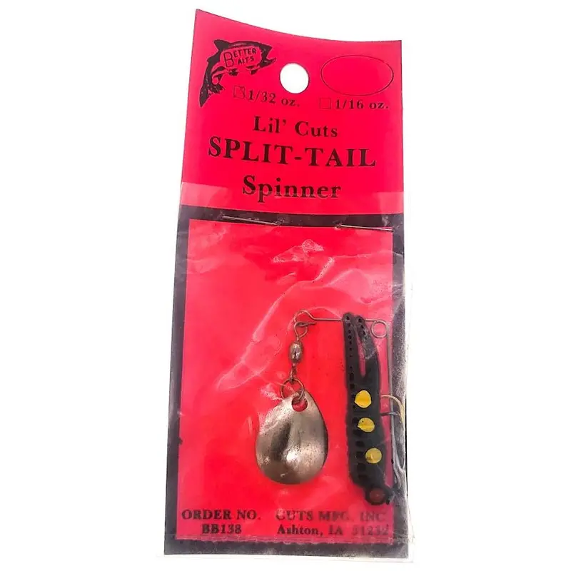Better Baits Lil' Cuts Split Tail Jig With Spinner – 1/32 Oz, Single Unit 1