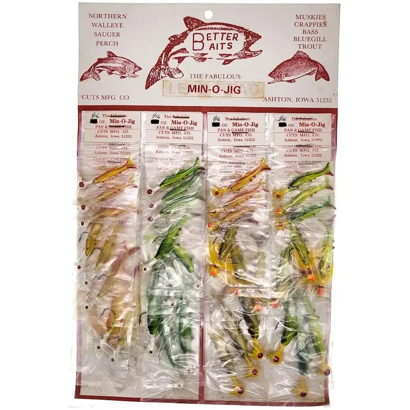 Better Baits Min-O-Jig Variety Pack – 36-Piece Card 1