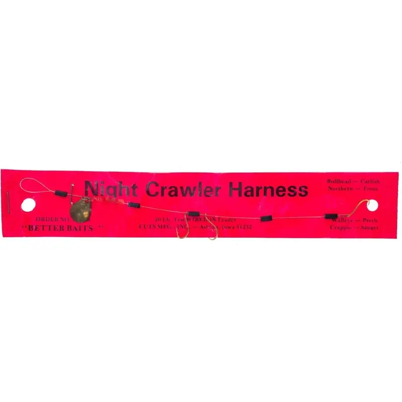 Better Baits Nightcrawler Harness – Gold Finish 1