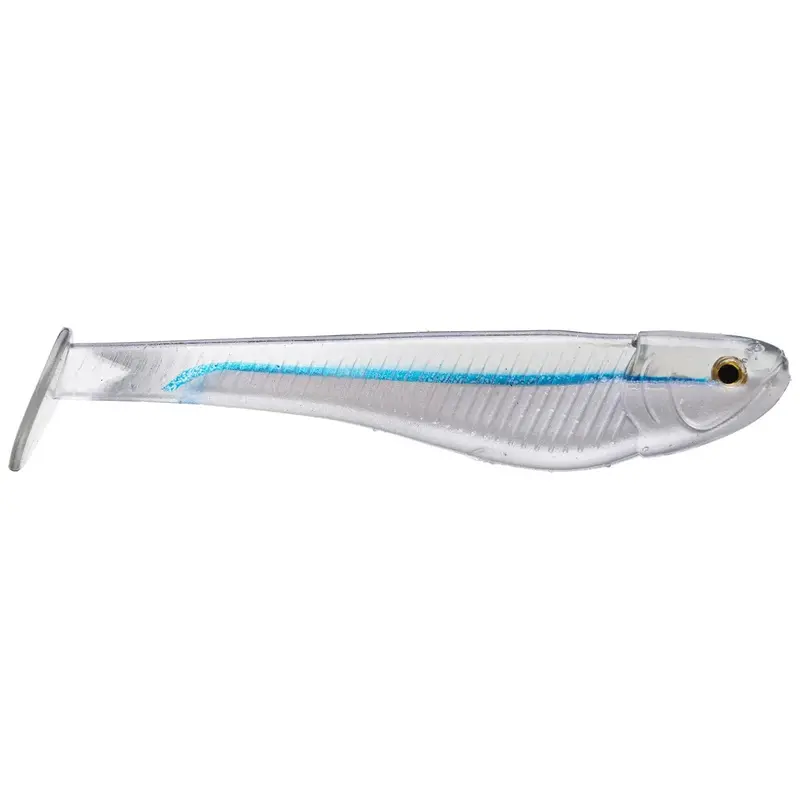 Big Bite Baits B6 Line-Thru Swimbaits – 6-Inch Hitch Pattern, Single Unit With Internal Rigging Channel 1