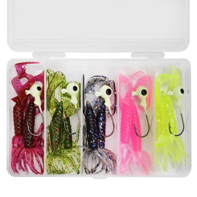 Bionic Soft Maggot Lure – 7Cm, 1.8G Dual-Tail Flower-Head Sub-Soft Bait For Trout, Panfish, And Fly Fishing Applications 1