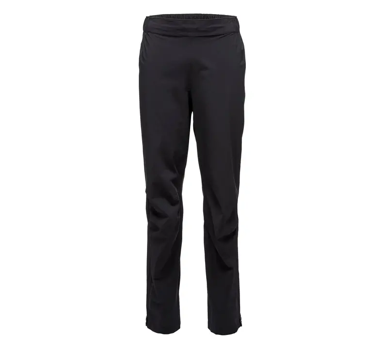 Black Diamond Stormline Stretch Rain Pants – Black 1